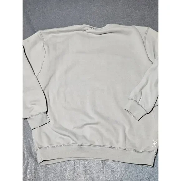 YEE YEE Sweater Mens Extra Large Gray Oversized Collegiate Sweatshirt - Picture 11 of 12
